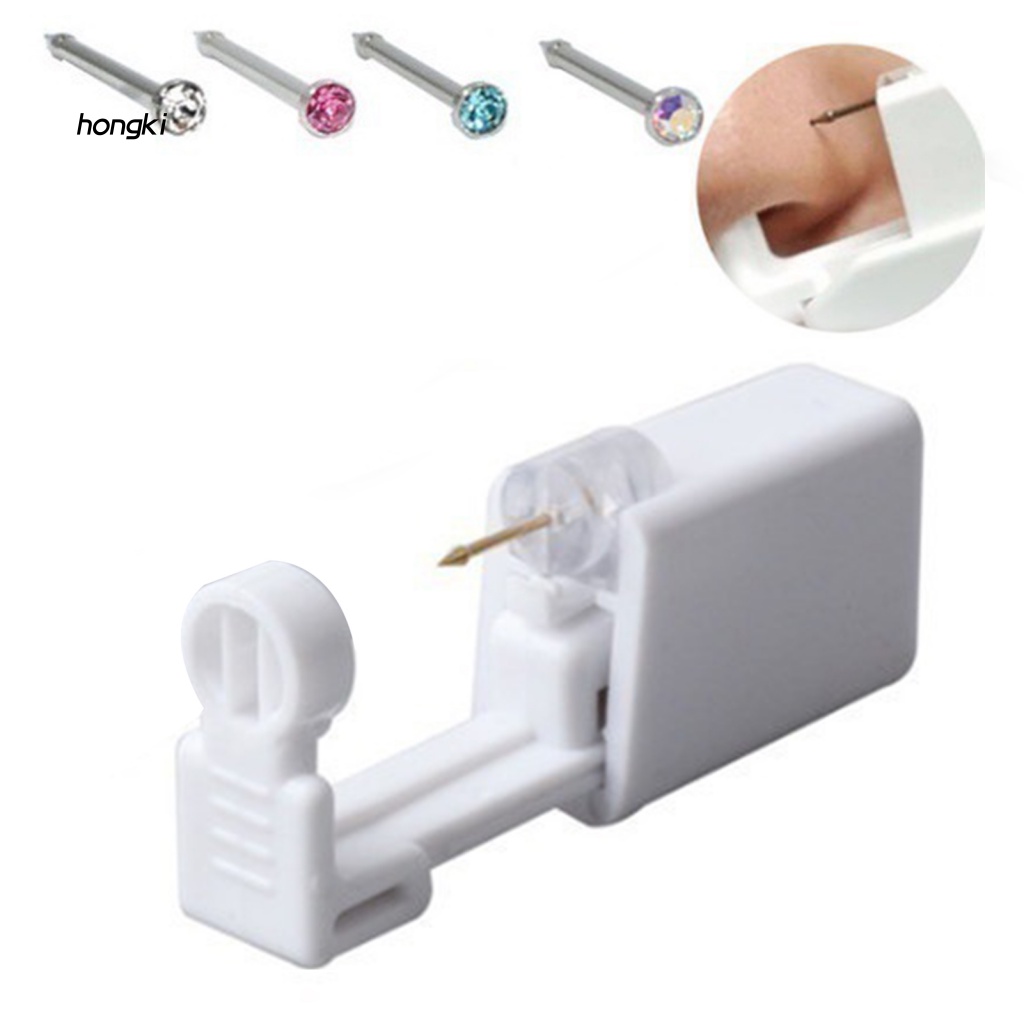 Set 8 Dụng Cụ Bấm Lỗ Tai / Mũi Chuyên Dụng Chất Lượng Cao