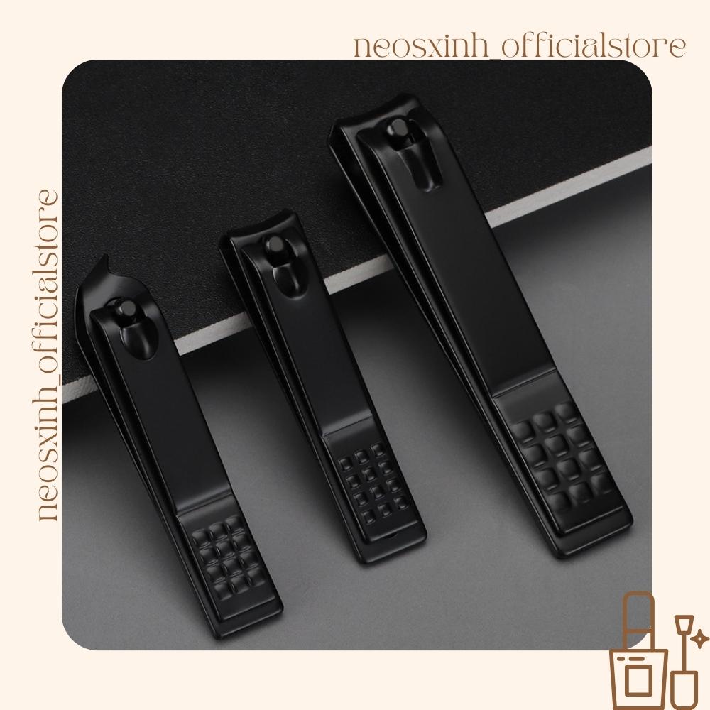 Cắt Bấm Móng Tay Mạ Đen 3 Kiểu Bằng Thép Không Gỉ - Neosxinh Nails