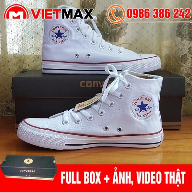 Hot SALE 🎁 [FREE SHIP + BOX] Giày Thể Thao CV Classic Trắng Cao Cổ Hàng Chất Lượng Có Sẵn ⚡ CHẤT sịn : new L ' . ' ' '