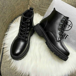 Boots dây cao gót,(HOT), Gót vuông 5p kéo khoá sau rễ đi, tông dáng và cá tính B145DT