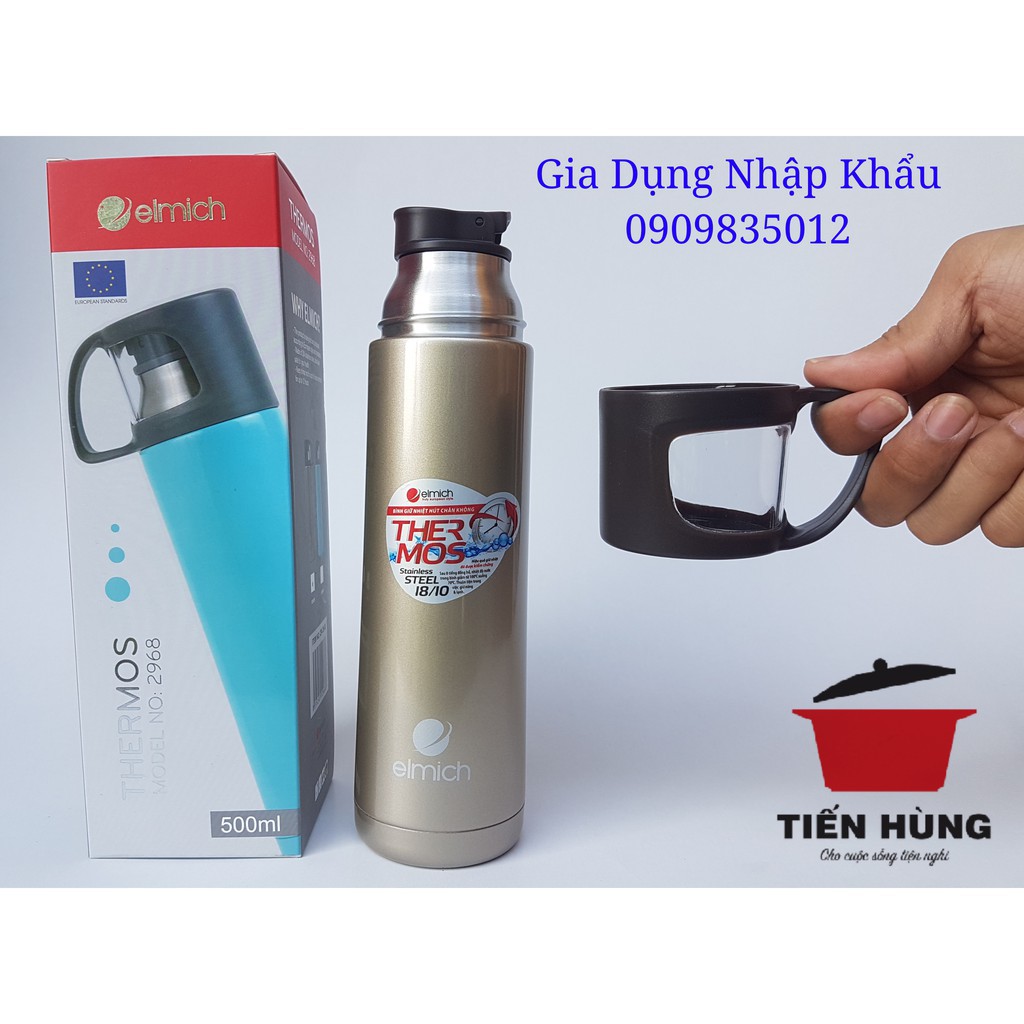 2242968 Bình giữ nhiệt Elmich inox 304 500ml EL2968