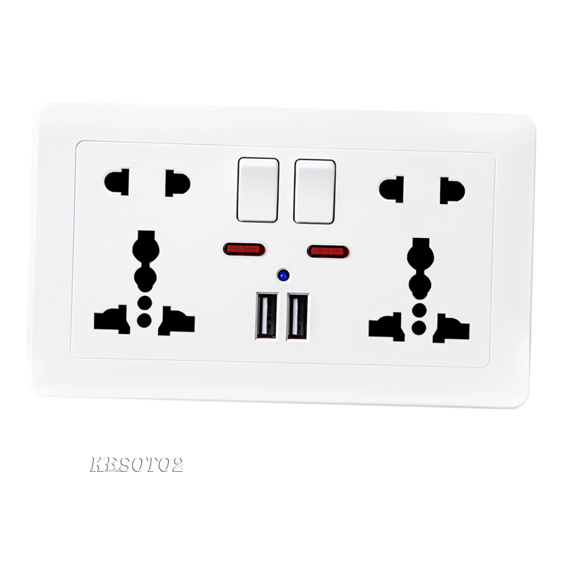 Ổ Cắm Điện Gắn Tường Có 1 Cổng Usb