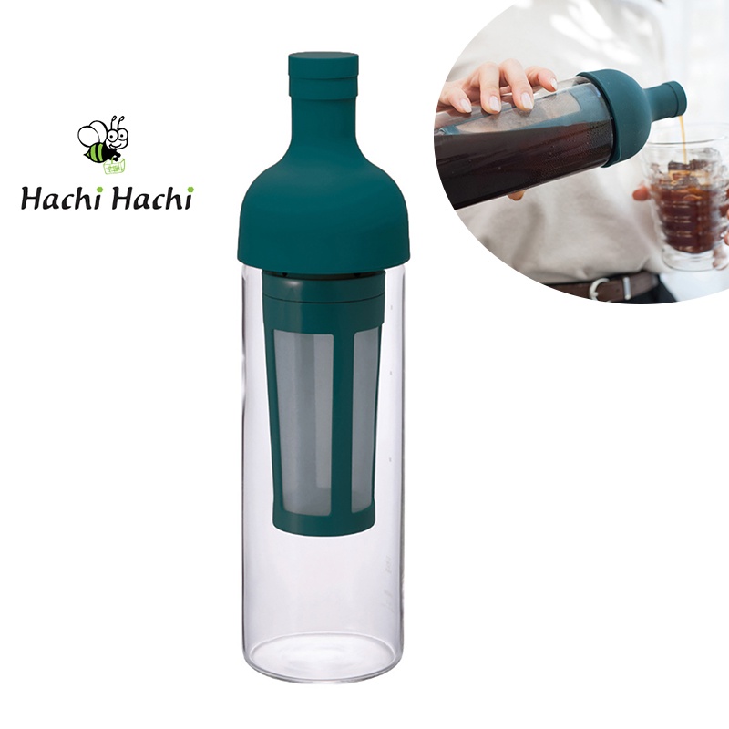 Bình pha cà phê Cold Brew Hario FIC-70-DT-EX 650ml (Xanh) - Hachi Hachi Japan Shop