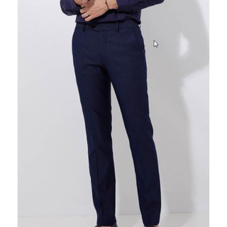 (Cực rẻ) Quần âu màu tím than sáng vải tuyết mưa dày Biluxury