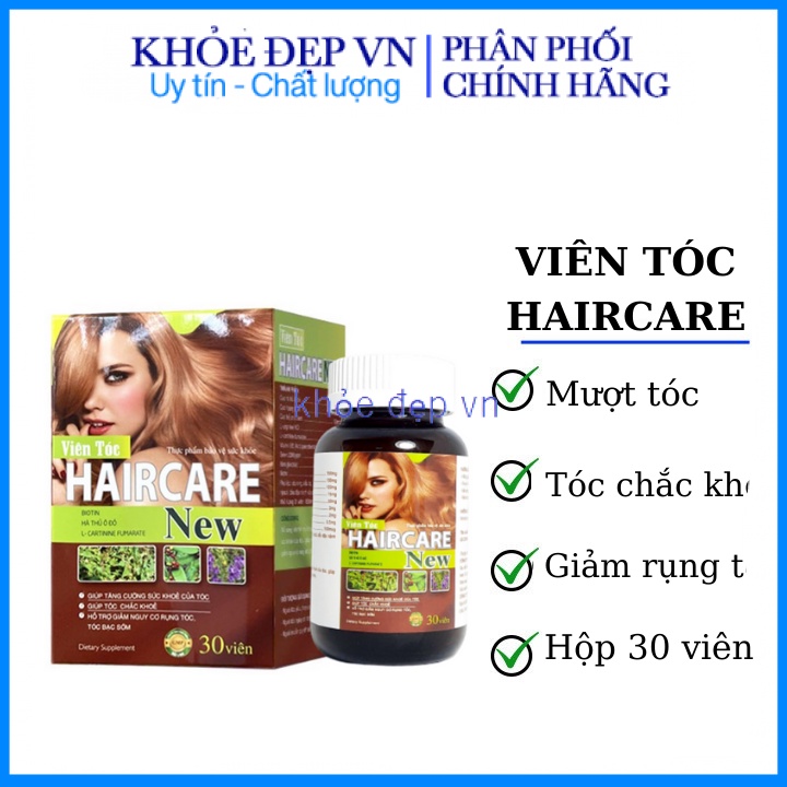 Viên uống giảm rụng tóc Haircare new l cystin (hộp 30 viên)