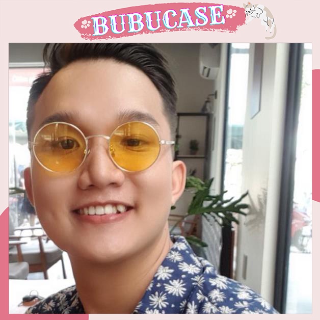 Kính tròn - kính thầy bói vàng gọng kim loại cao