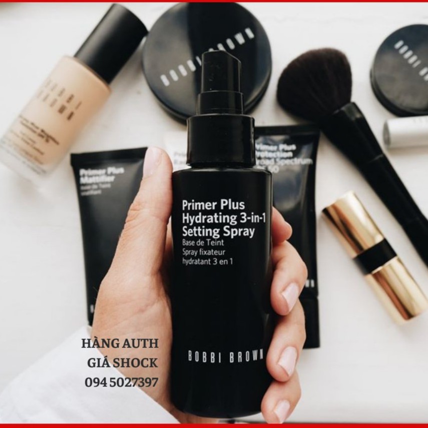 Tem hãng- Xịt Khoáng Bobbi Brown 100ml Cấp Ẩm & Cố Định Lớp Trang Điểm Bobbi Brown Primer Plus Hydrating Spray | BigBuy360 - bigbuy360.vn