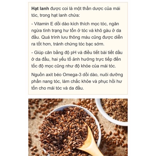 Hạt lanh Canada 500g