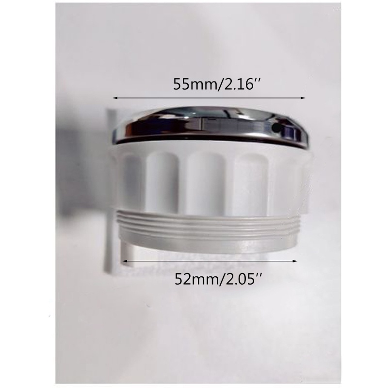 Đồng Hồ Đo Mức Nhiên Liệu EDB 5.2cm Cho Xe Hơi Tàu Thuyền