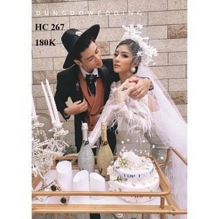Phụ kiện cưới, hoa cài cô dâu