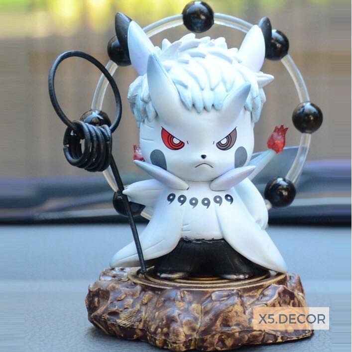 Mô hình Naruto Pikachu cute trang trí bàn làm việc, góc gaming, Pikachu Obito,Pikachu Iron Man - Mô hình cao cấp số 1