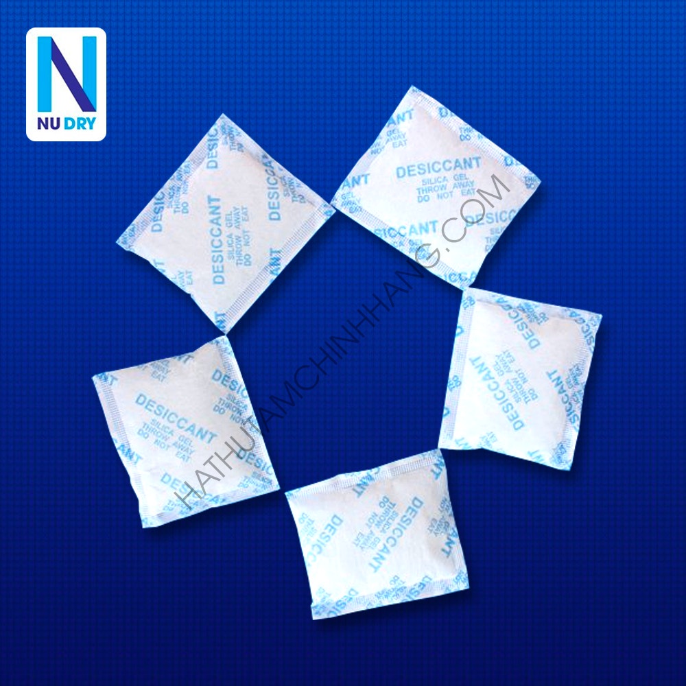 Gói Hút Ẩm đóng túi 1KG loại 1/2/3/5/10/20/50/100/200/500/1000g Silicagel - Hạt chống ẩm mốc, khử mùi - NU DRY
