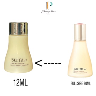 Nước Thần Dưỡng Da Su:m37 Secret Essence Fundamental Treatment 12ml Hồi Sinh Làn Da, Se Khít Lỗ Chân Lông