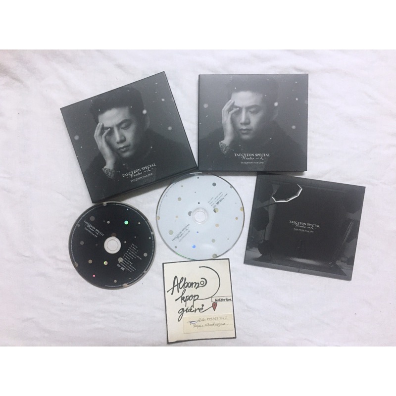 Taecyeon 2pm Album Special Winter đã khui seal, CD Dvd và Mini photobook như hình.