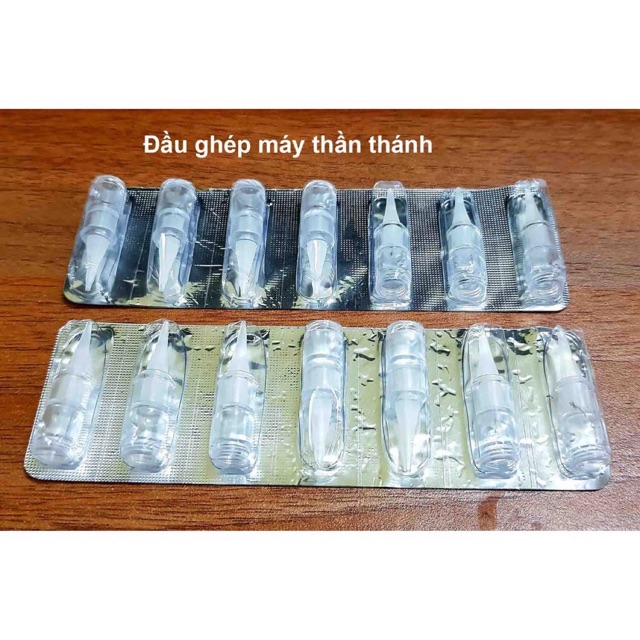 1 vỉ đầu ghép máy thần thánh, máy nhựa sài gòn - Bắp dcpx