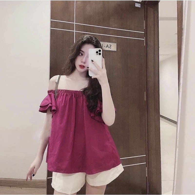 SÉT TRỄ VAI KÈM QUẦN HOT HIT