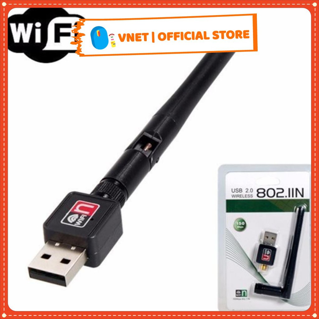 [Loại 1] Bộ Thu Wifi 150Mgb Có Anten WiFi chuẩn N