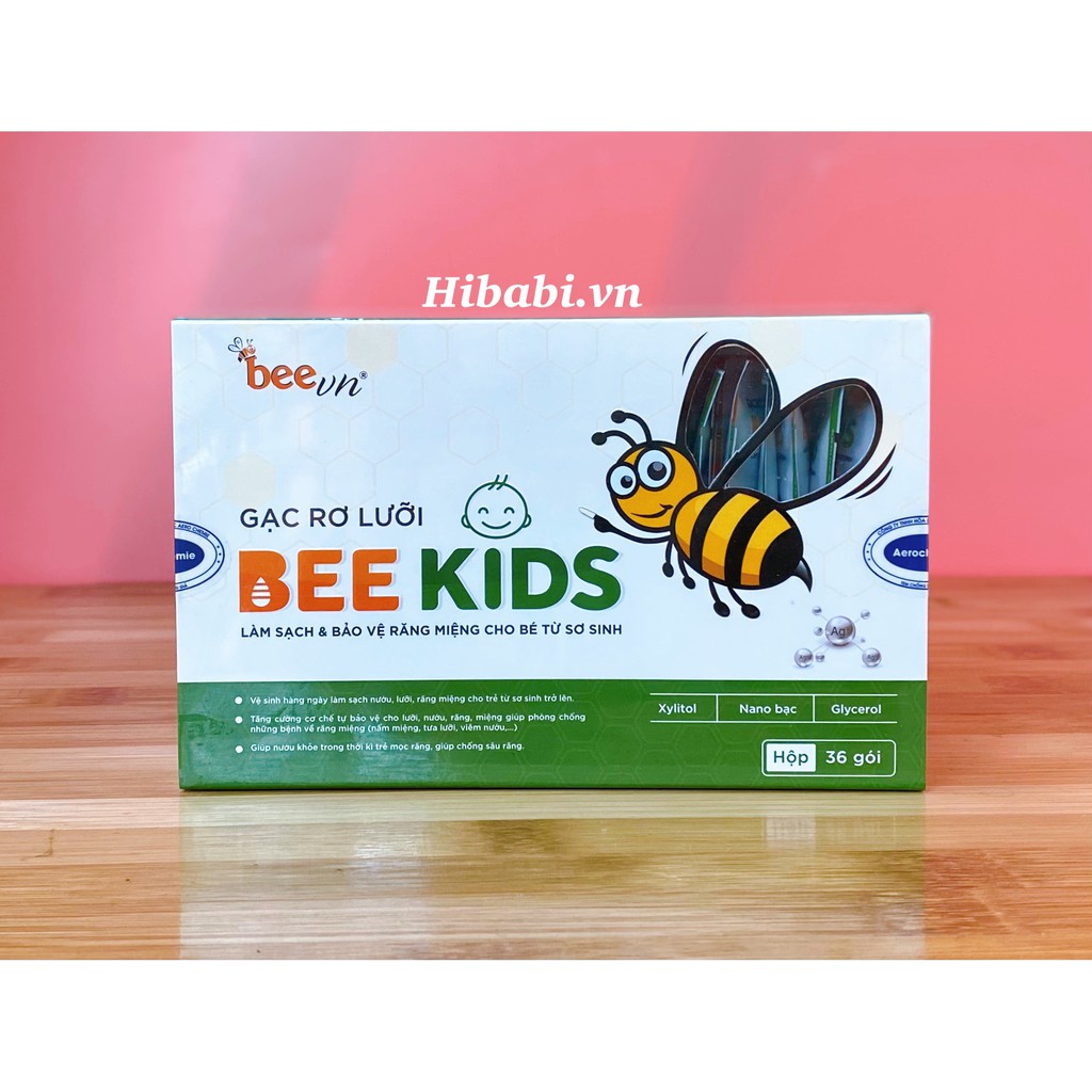 Gạc rơ lưỡi Bee Kids