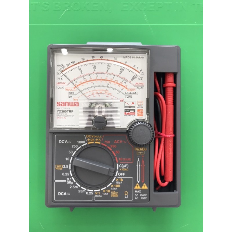 đồng hồ đo điện vạn năng chỉ kim sunwa YX360TRF