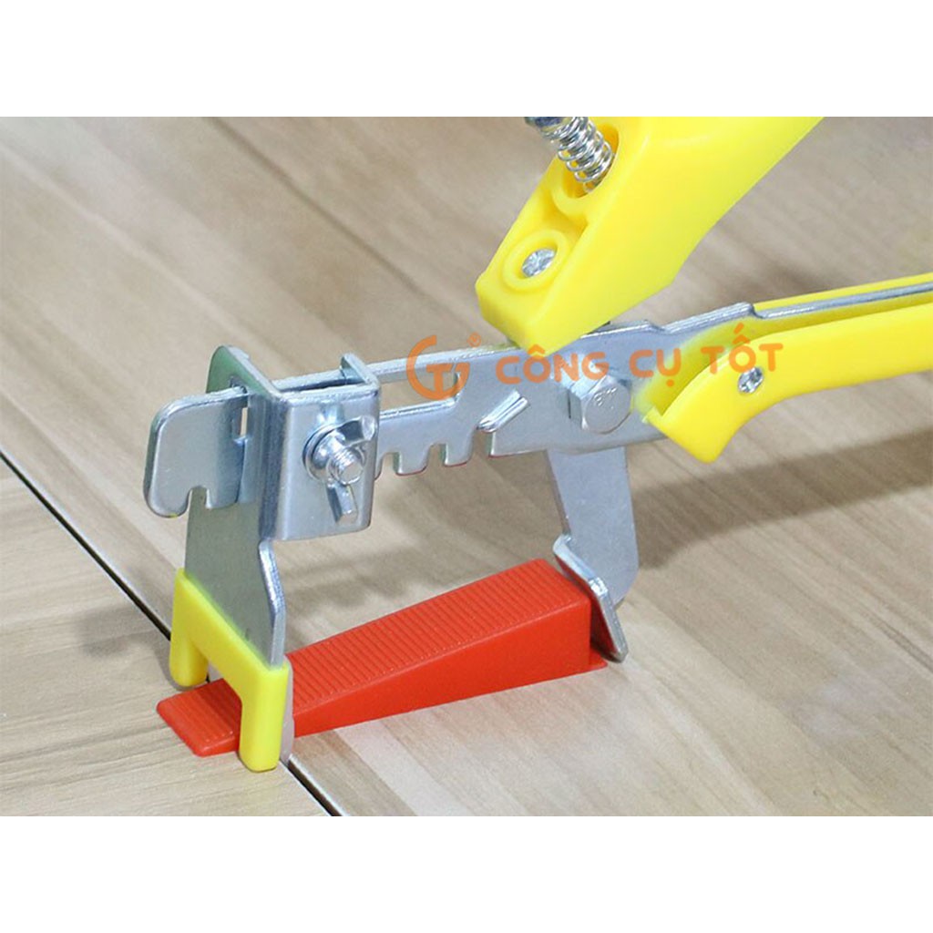 Combo 1 Kìm Ke+100 Ke Nêm+500 Ke Cân Bằng Ốp Lát Gạch-Size Tùy Chọn 1.0-1.5-2.0mm