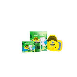  Bộ chì màu và tập tô màu Nutren Junior
