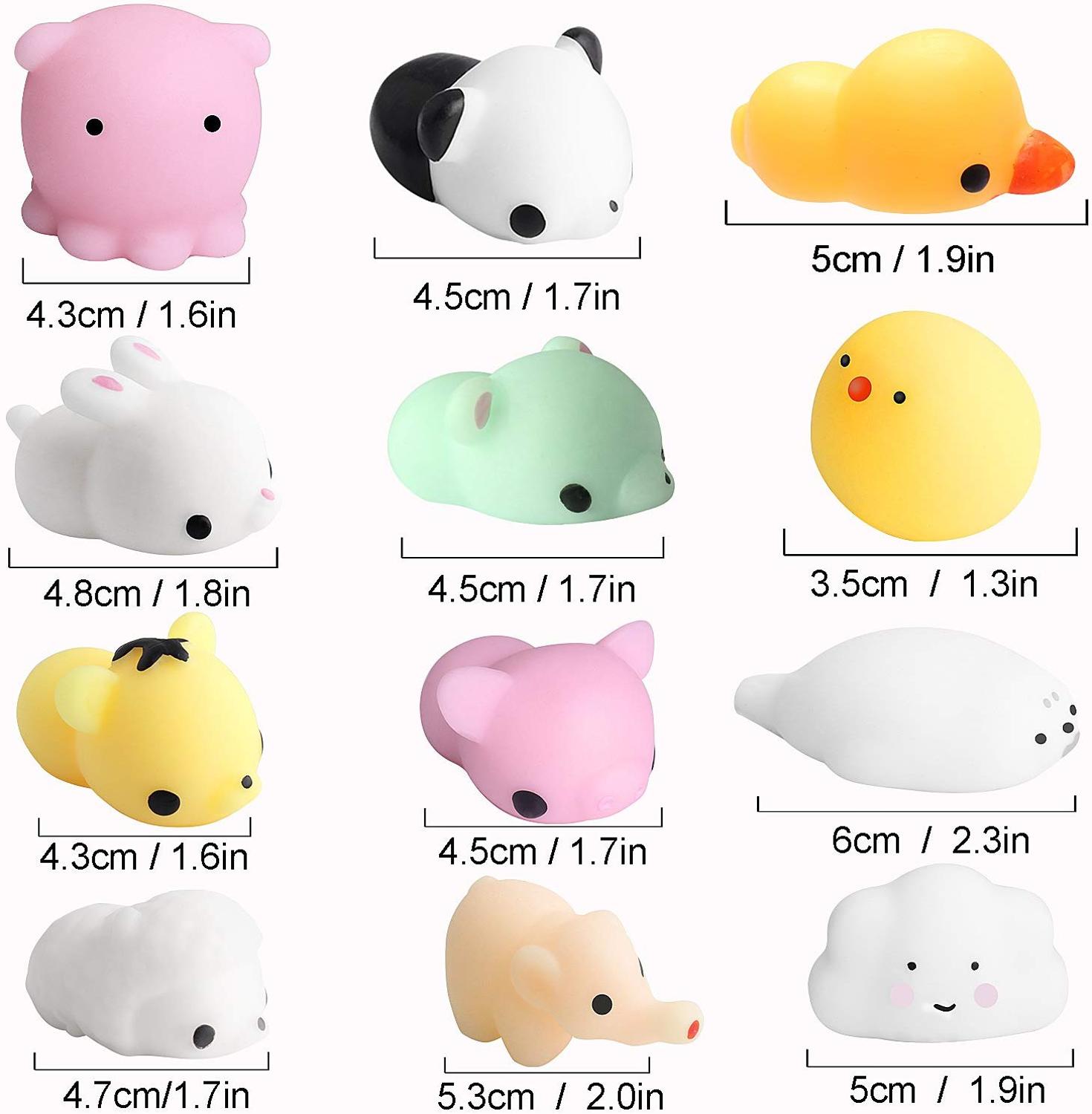 Set 20 Đồ Chơi Mochi Mini Đáng Yêu Giảm Căng Thẳng