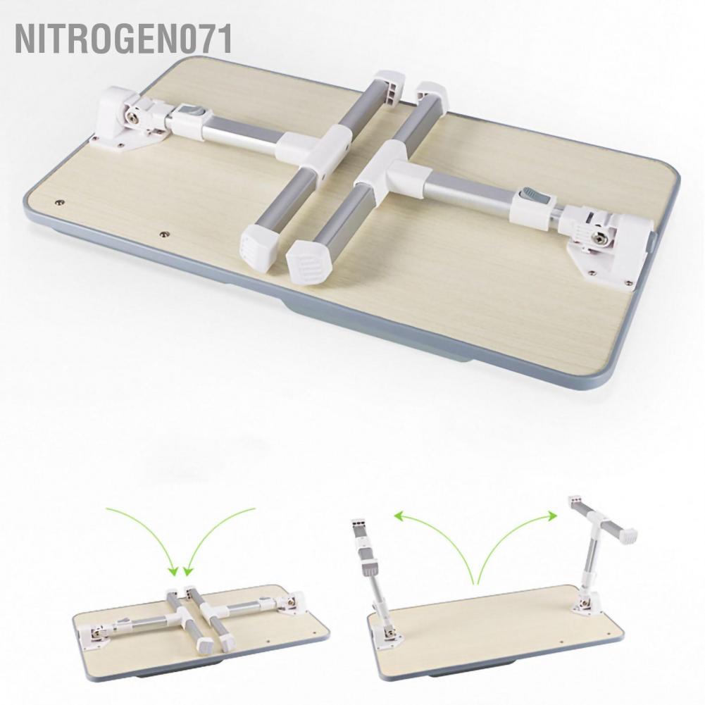 ❤️ Nitrogen071Giá Đỡ Laptop Đế Đứng Dành Cho Ngồi Giường Xách Tay Bàn gấp giường bằng hợp kim nhôm Chống trượt Đôi vách ngăn đứng cho ký túc xá tại nhà