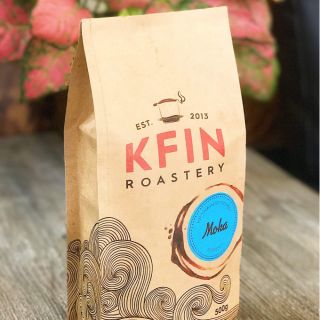 Cà phê moka rang mộc - hạt hoặc xay - 500gr- kfin roastery