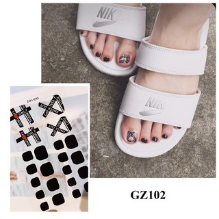 Miếng dán móng chân - Nail Wraps (22 miếng dán khô)