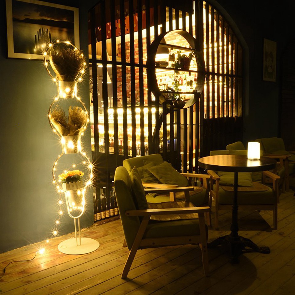ĐÈN BÓNG LED HẠT GẠO FAIRY LIGHT CHỐNG NƯỚC 10 MÉT100bóng có hộp chỉnh chế độ