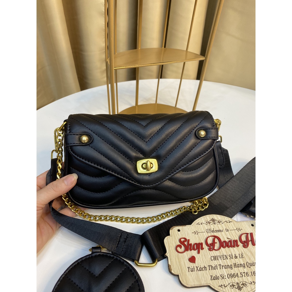 Túi xách nữ trần chỉ,ĐEO CHÉO,ĐEO VAI