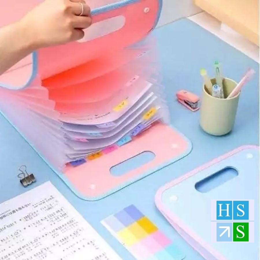 Túi đựng hồ sơ tài liệu 13 ngăn ( Khổ A4 ) dùng đa năng và tiện lợi | BigBuy360 - bigbuy360.vn