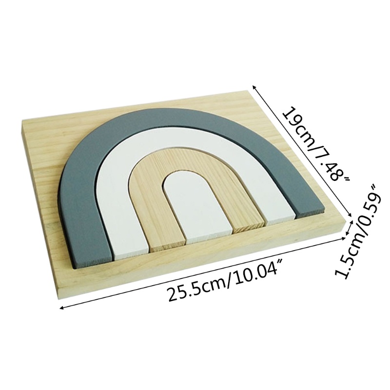 Bộ Đồ Chơi Xếp Hình Bằng Gỗ Cho Bé