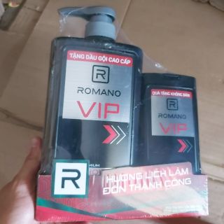 [NEW] SỮA TẮM ROMANO VIP 650G KÈM CHAI GỘI 150G