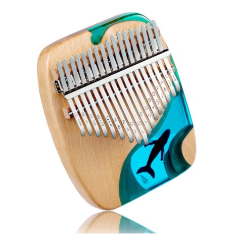 Đàn kalimba 17/21 phím bằng gỗ sồi có phụ kiện