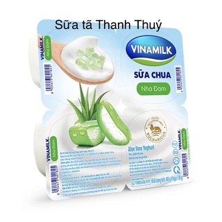 Sữa Chua Ăn Vinamilk Nha Đam - Vỉ 4 hộp x 100g