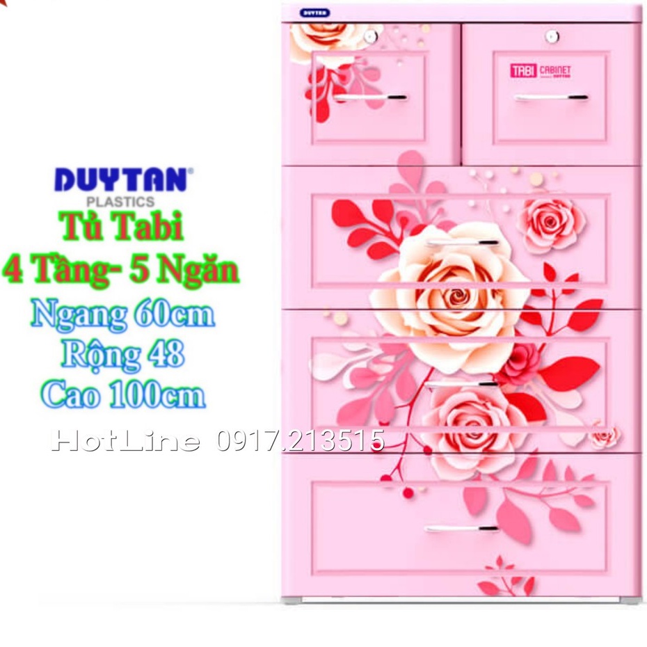 ☎️ HOẢ TỐC 2H Tp.HCM ☎️ Tủ nhựa duy tân TABI 4 Tầng- 5 Ngăn -NHIỀU MẪU XINH