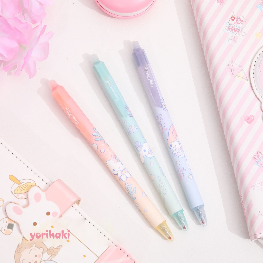 Bút mực Sanrio Characters Ngòi 0,5mm Xóa được