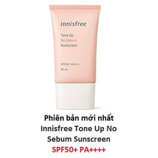 Kem Chống Nắng Innisfree Tone Up No Sebum Sunscreen SPF50+ PA++++ (50ml)