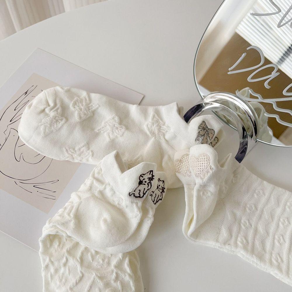 AROMA Tất Thêu HìNh GấU Phong CáCh NhậT BảN