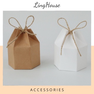Set 10 hộp quà tặng hình túp lều LingHouse