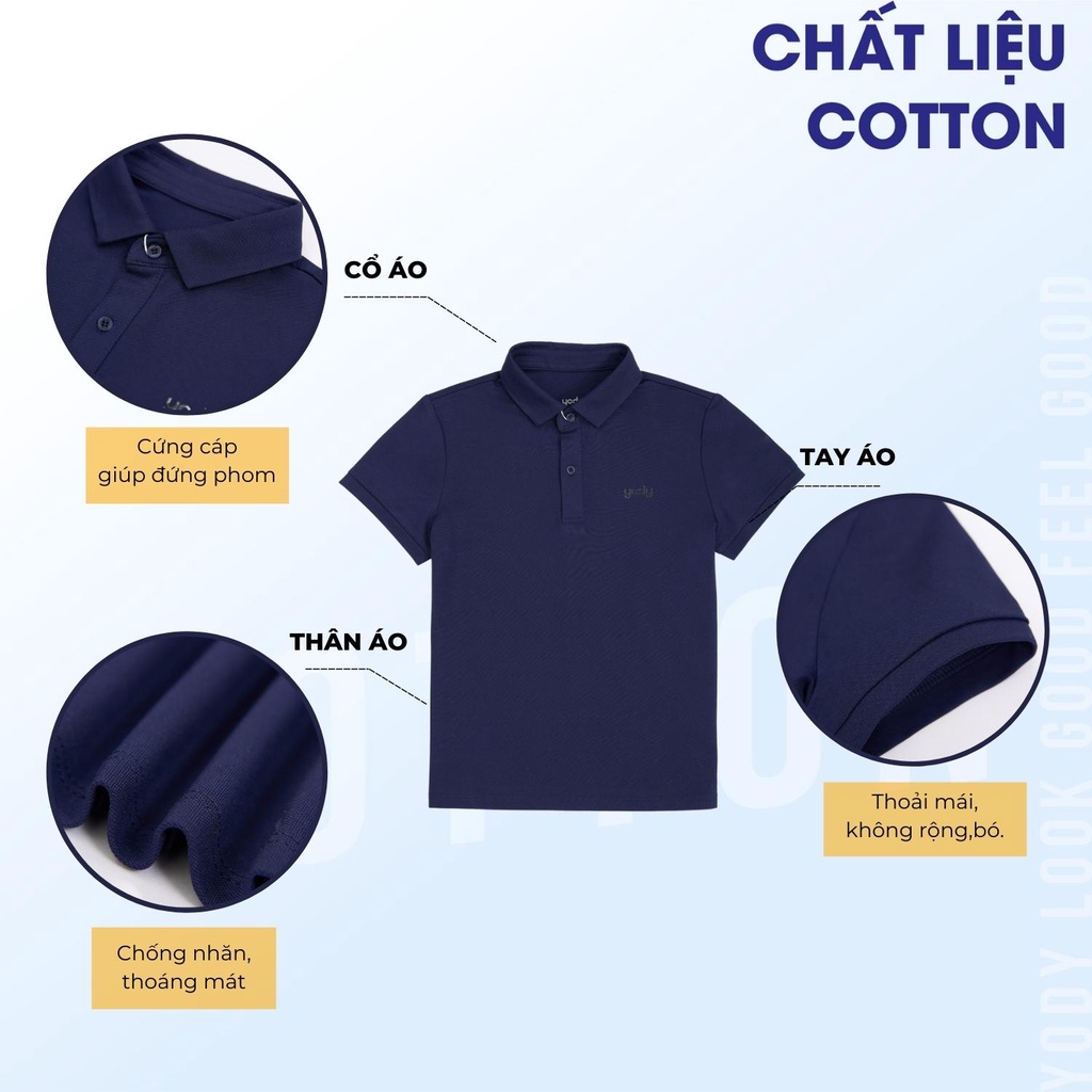 Áo Polo Cho Bé Trai Gái YODY, chất vải Cotton thoáng mát, mềm mịn APK5189