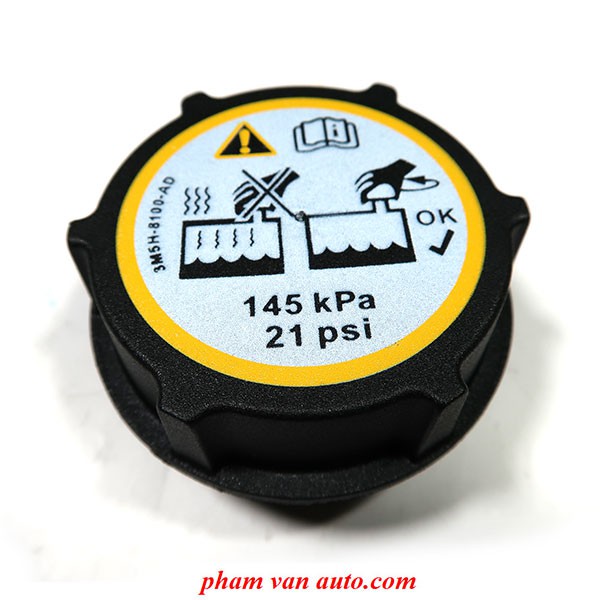 Nắp bình nước phụ Ford Transit CHÍNH HÃNG, Nắp bình nước làm mát Focus Fiesta Mondeo mã 3M5H8100AD Phạm Văn auto