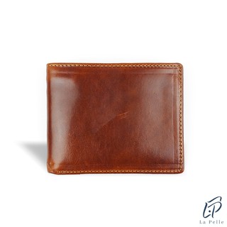 Ví nam Da bò sáp (bóp ví da nam) dáng ngang màu vàng bò cháy