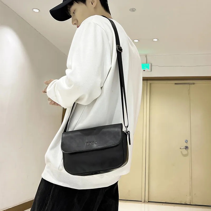 Túi Đeo Chéo Da Dáng Vuông Nhỏ Đơn Giản Thời Trang Cho Nam Và Nữ ko061