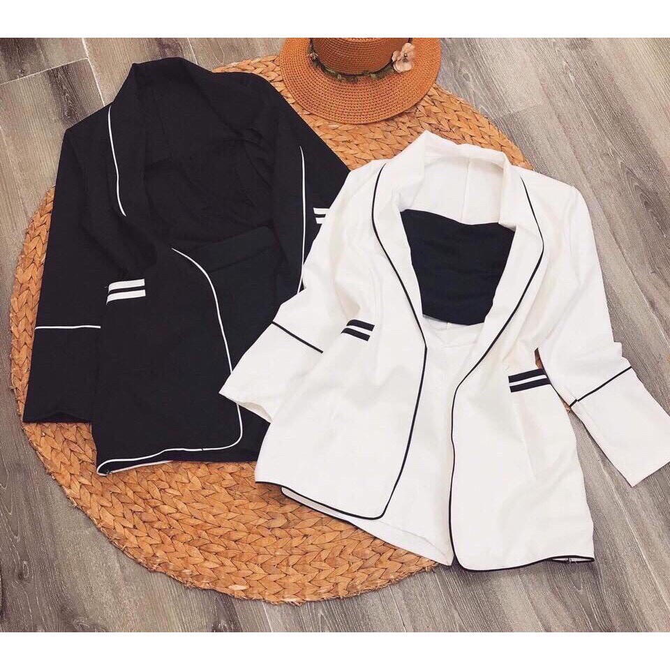 Set áo khoát vest 2 món
