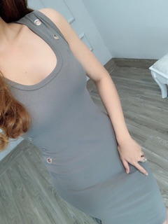 ( Xả Kho ) Đầm body khoen