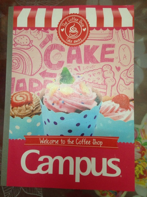 Vở campus 80 coffee chấm