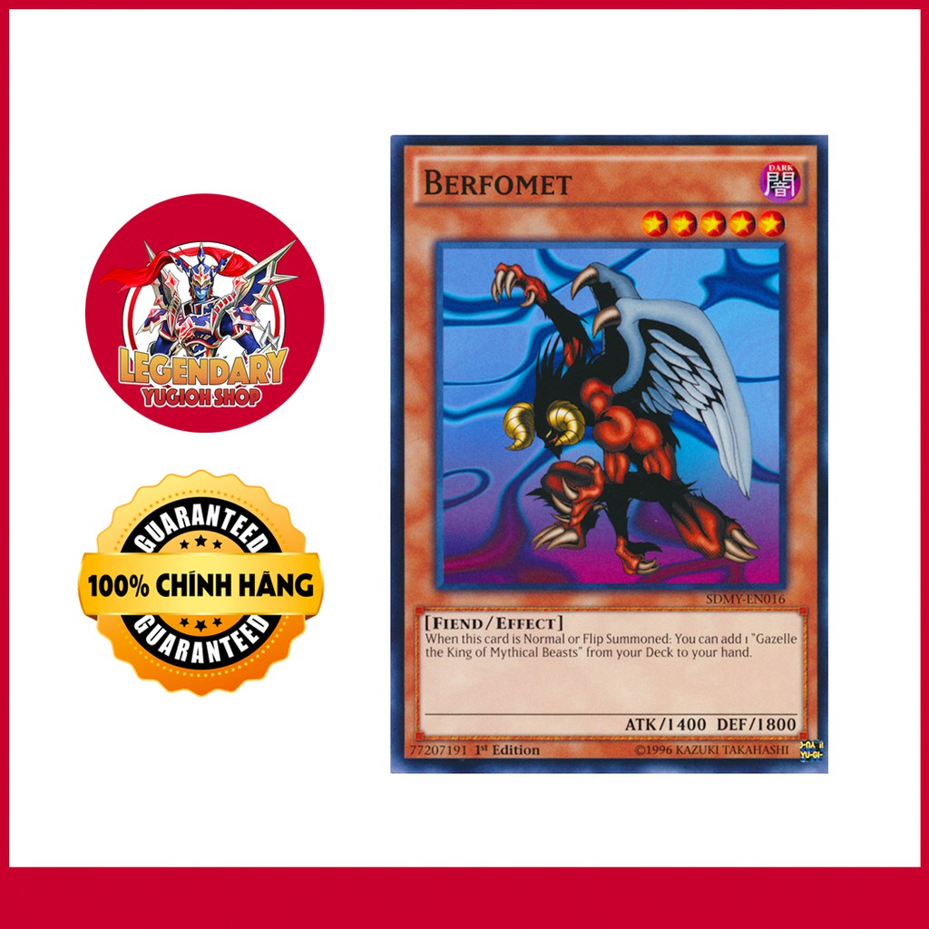 [Thẻ Bài Yugioh Chính Hãng] Berfomet