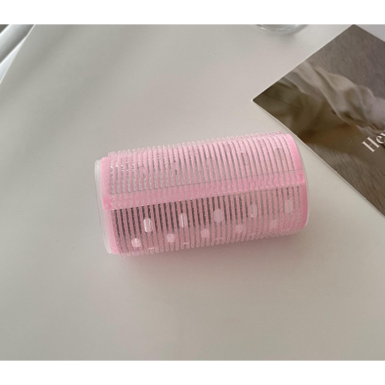 Lô cuốn tóc Hàn Quốc lõi nhôm 12cm siêu to dài tự dính uốn mái dài cỡ lớn